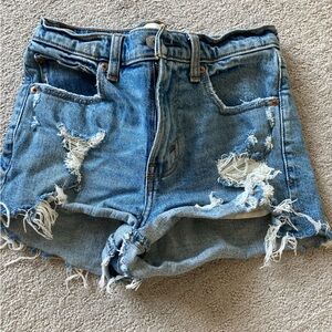 Abercrombie mom shorts denim